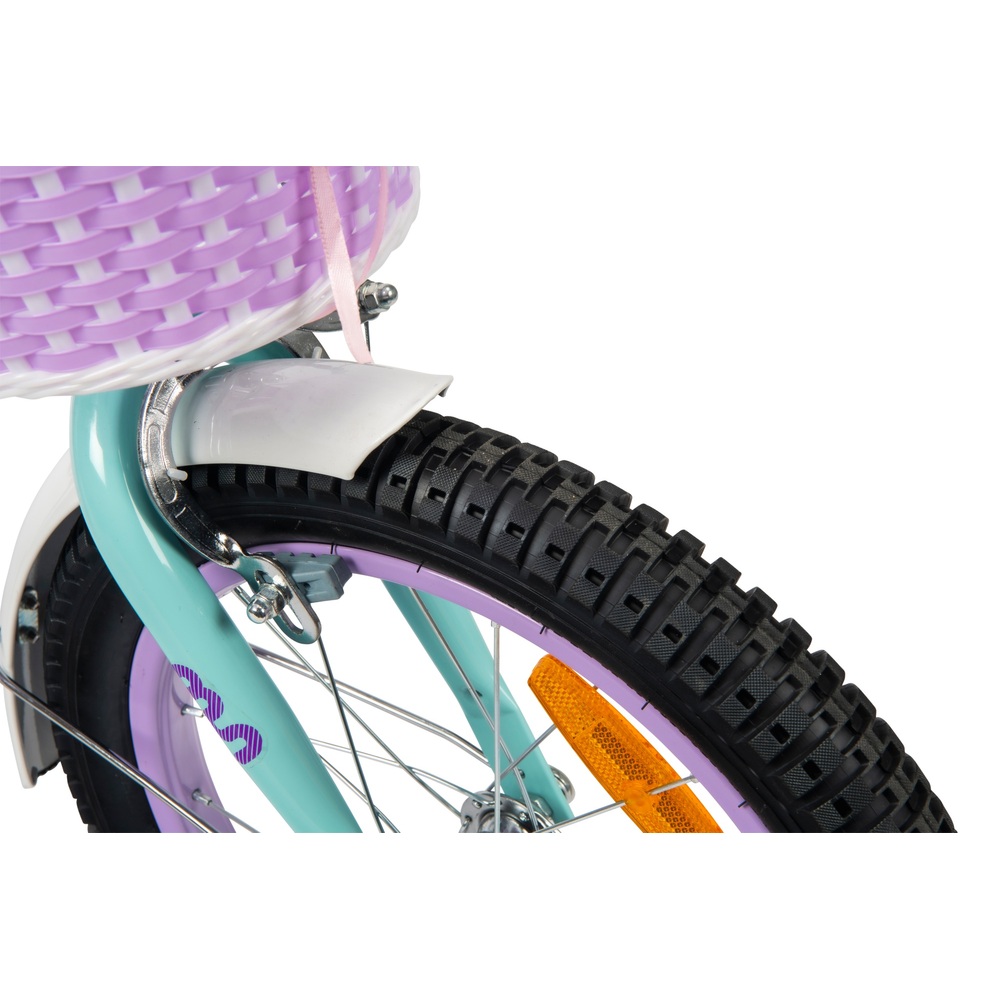 16-Zoll-Streifenhörnchen-Lollipop-Fahrrad in Lila