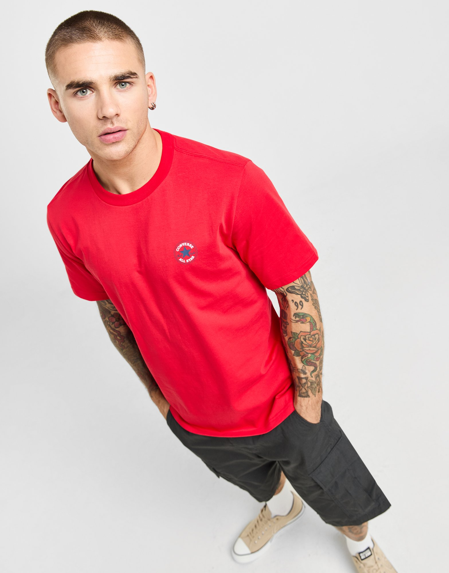 Converse T-shirt Patch Homm