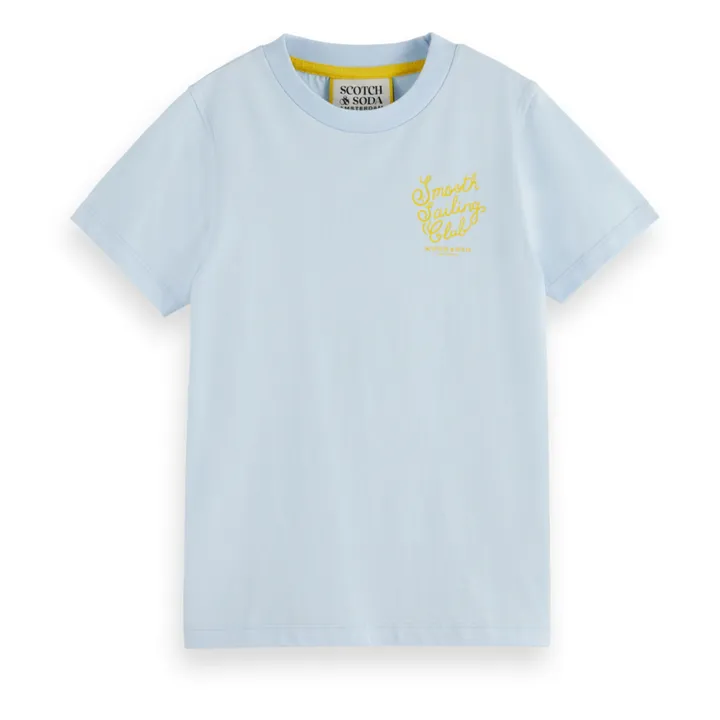 Scotch & Soda T-shirt Smooth Sailing Club | Bleu ciel