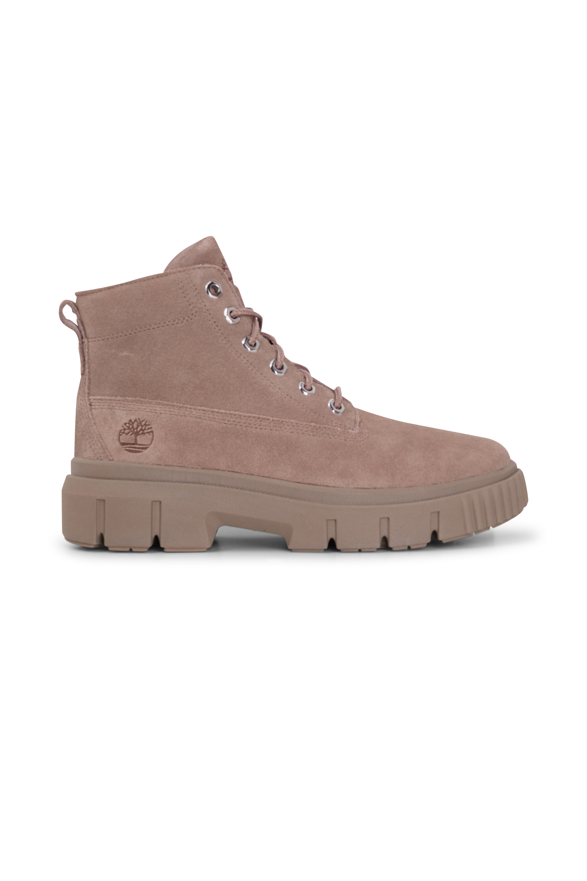 TIMBERLAND Bottines GREY MID LACE BOOT BEIGE Gris