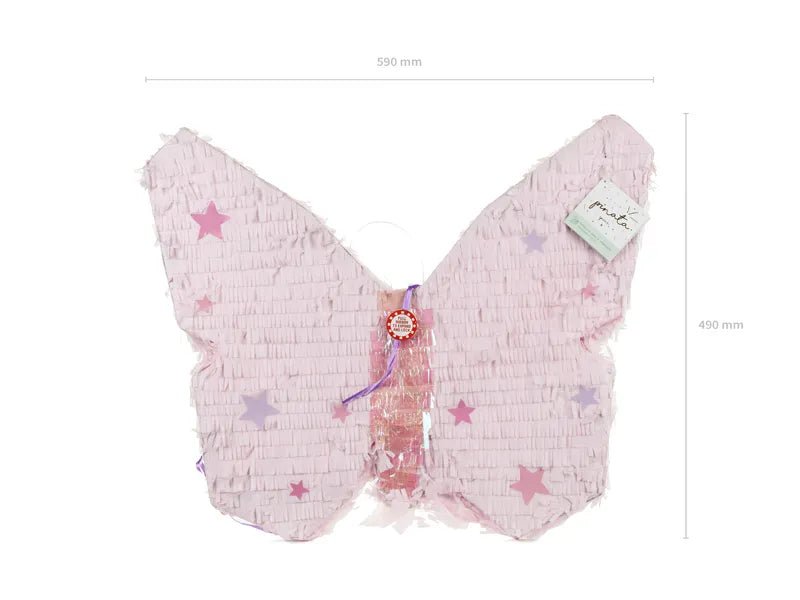 Vlinder Pinata Roze 58cm