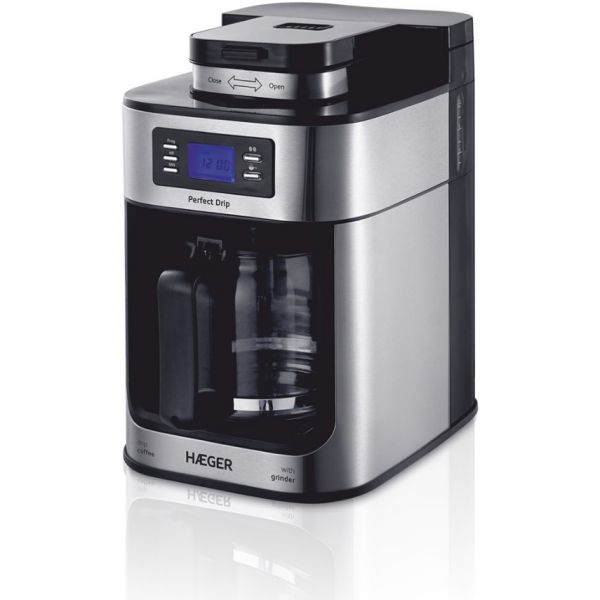Máquina de Café Haeger CM10B010A Cinzento