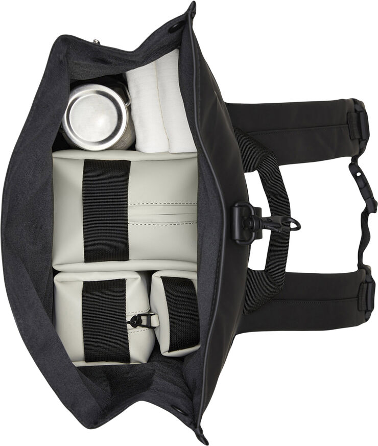 Rains Rolltop Rucksack W3 Black
