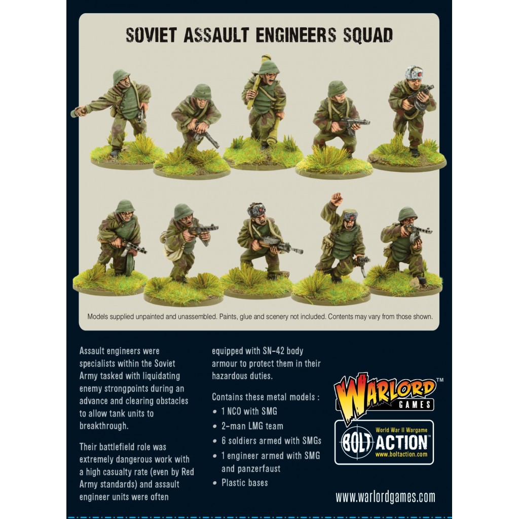 Bolt Action - Soviet - Soviet Assault Engineers Squad