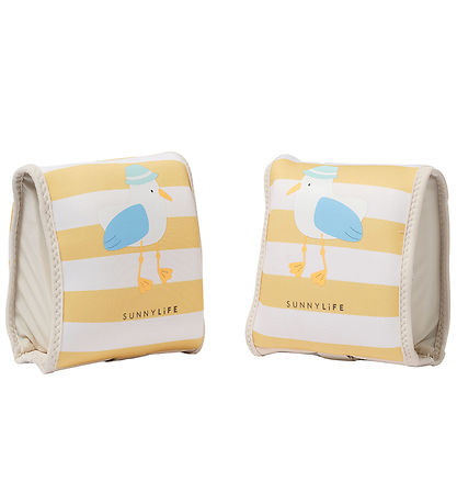 SunnyLife Schwimmflügel - 3-6 Jahre - Sid Die Möwe - Mustard Str