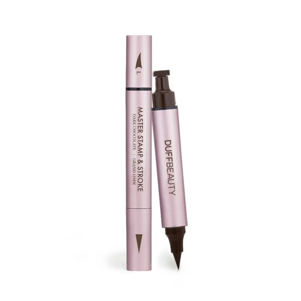 DUFFBEAUTY Master Stamp & Stroke Eyeliner 12 mm - Dark Chocolate