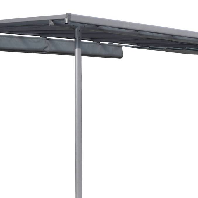 Pergola adossée BELIZE Graphite