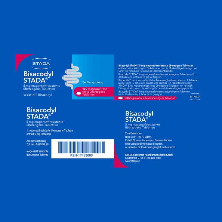 Bisacodyl STADA® 5 mg Tabletten , 100 St