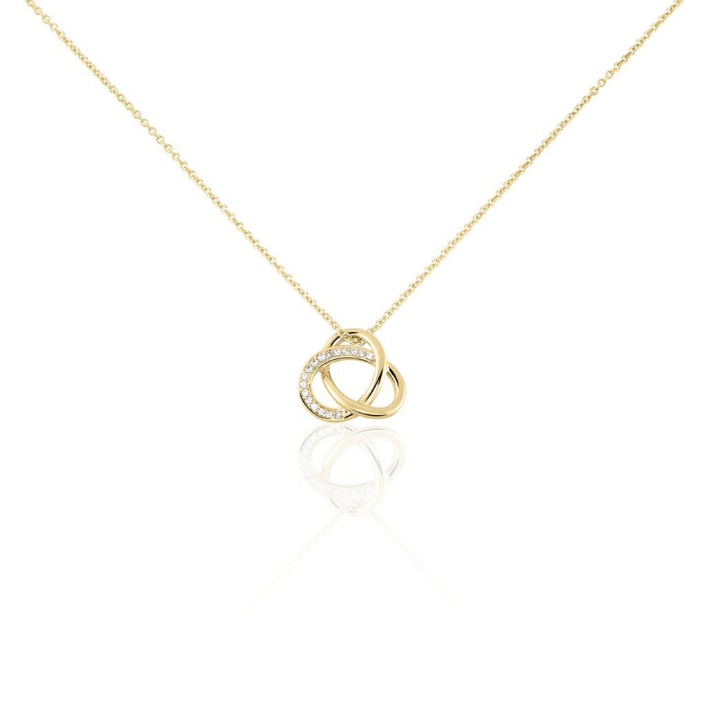 Collier Plaqué Or Henia Oxydes De Zirconium