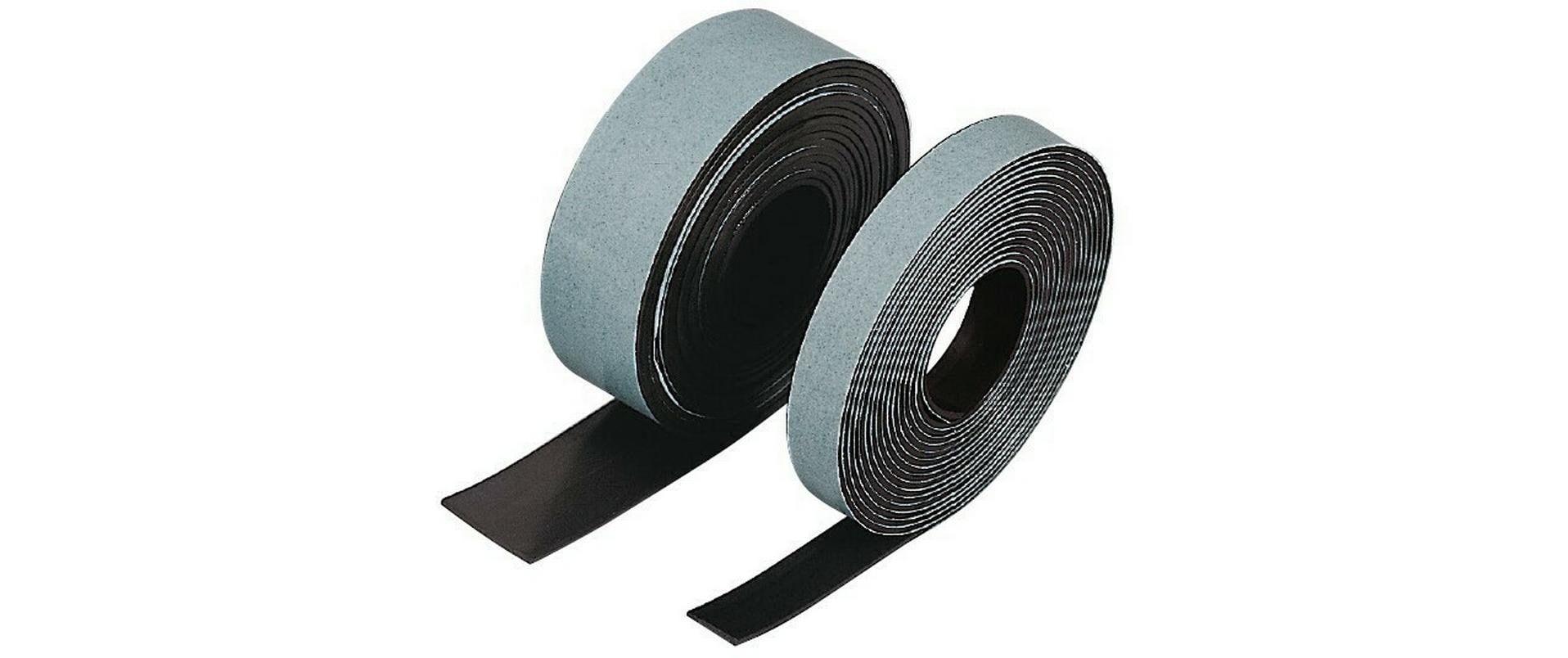 Magnetstreifen 25 mm x 3 m, SchwarzFlexibles Magnetband für alle eisenhaltigen Oberflächen