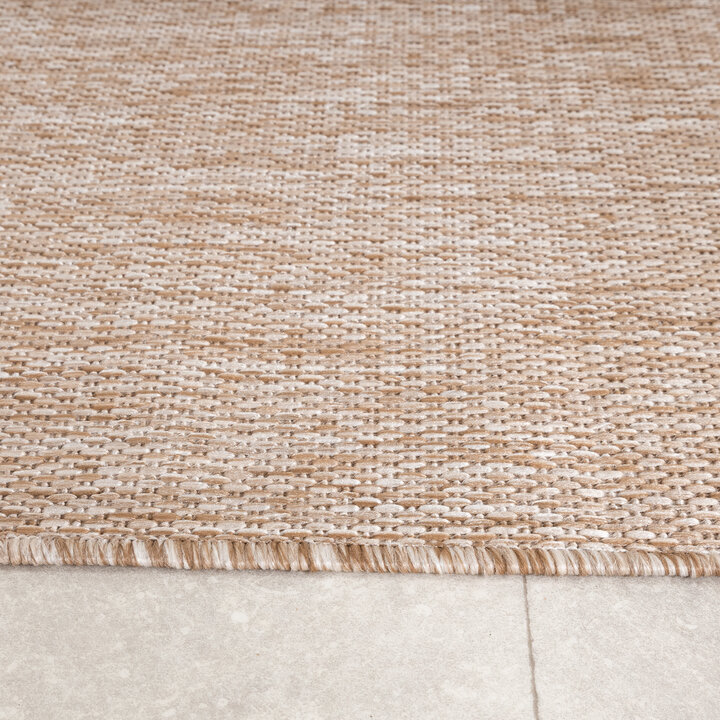 In- & Outdoor vloerkleed - Sierra Curves Beige/Creme