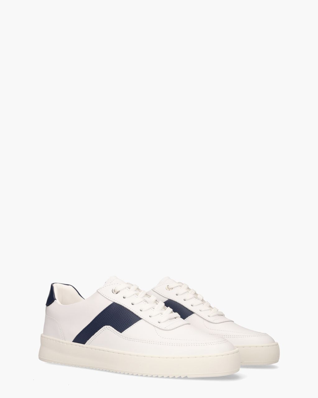 Filling Pieces Mondo Game Wit/Donkerblauw Herensneakers