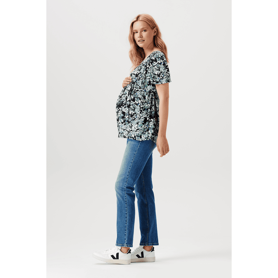 Noppies Straight Umstandsjeans Oaks Vintage Blue