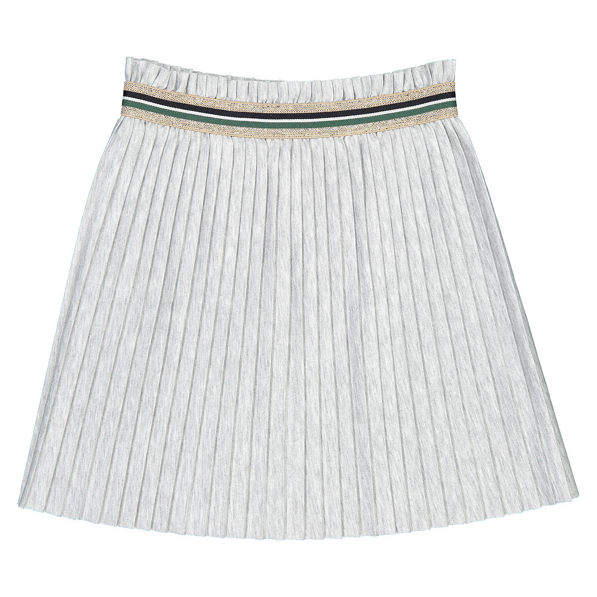 COLEÇÃO LA REDOUTE<br>Saia plissada com cintura elástica