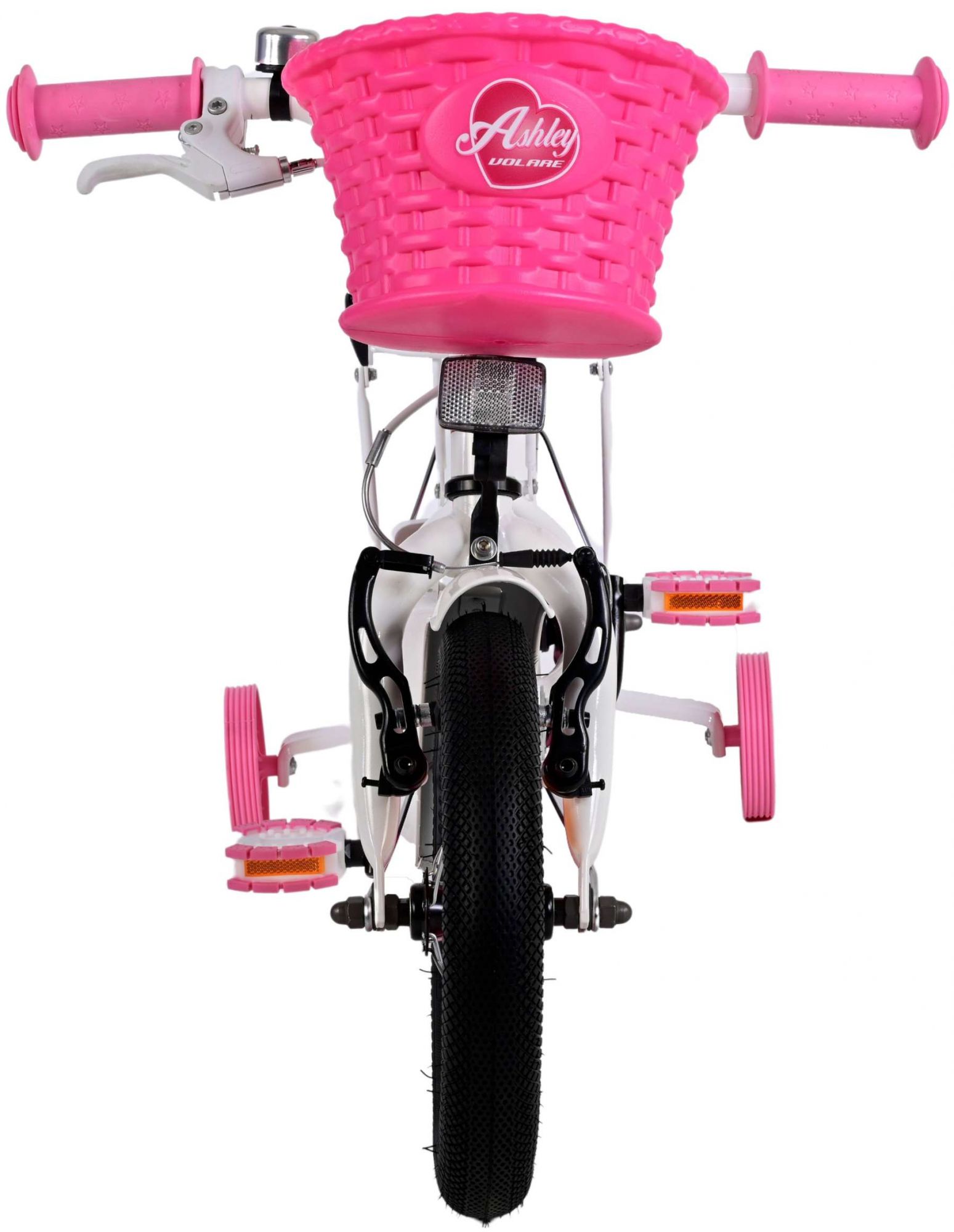 Kinderfahrrad Ashley Fahrrad für Mädchen 12 Zoll Kinderrad in Weiß