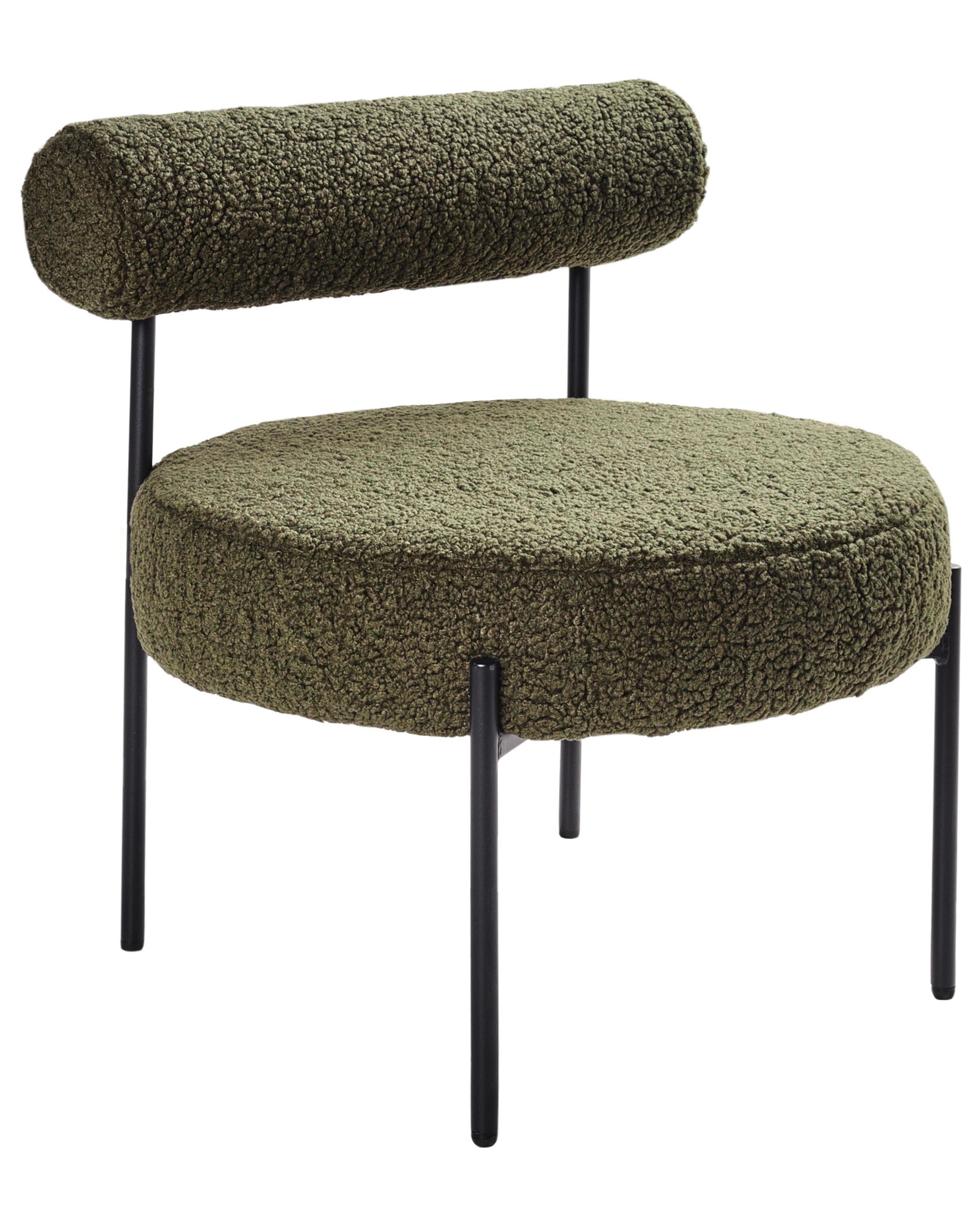 Fauteuil ALPHA Bouclé Groen
