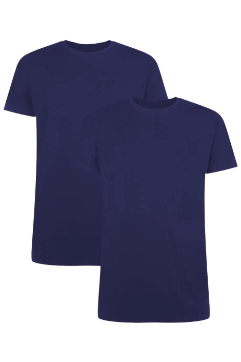 Bamboo basics blauwe heren t-shirt