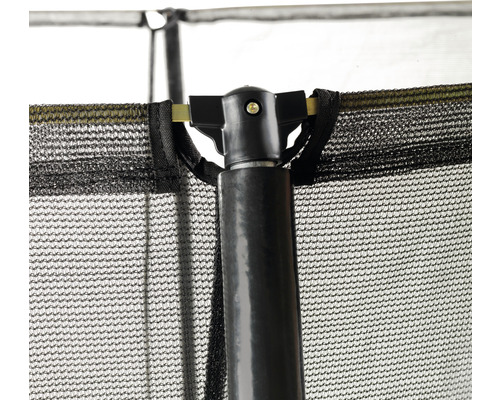 EXIT Silhouette trampoline met veiligheidsnet Ø 244 cm zwart