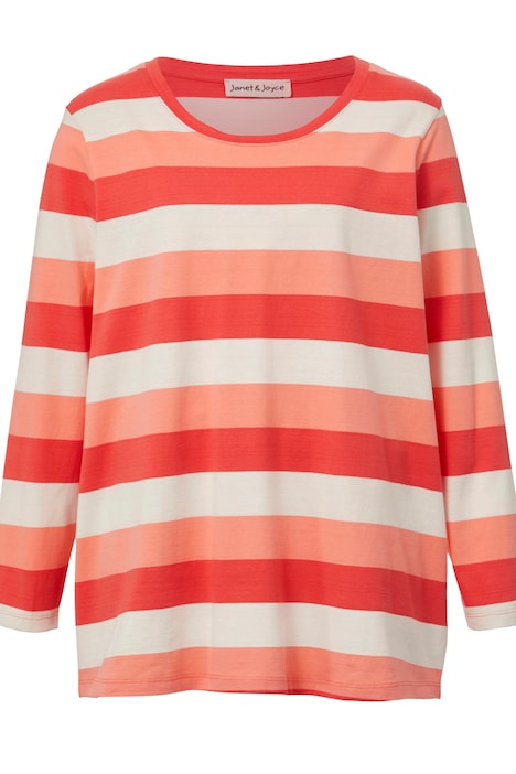 Ringelshirt, Regular Fit, Rundhals, Langarm