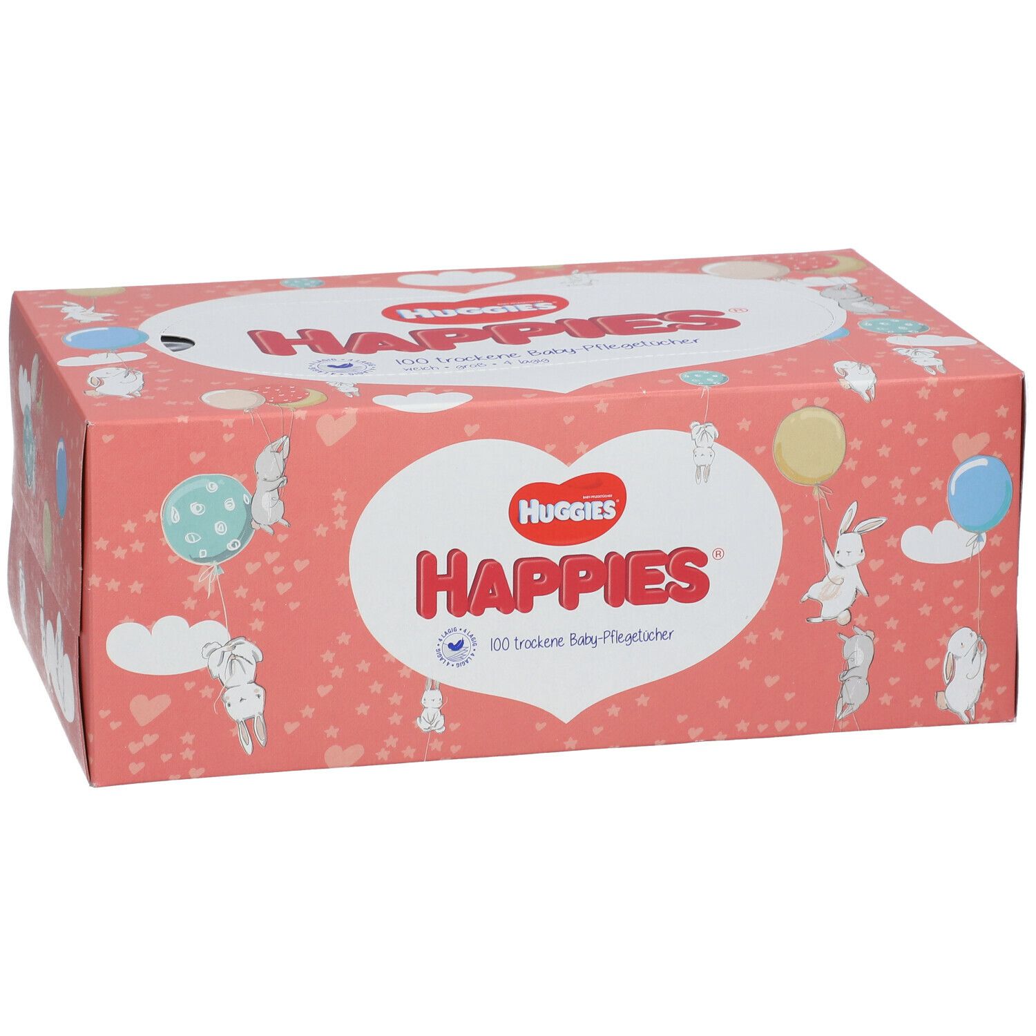 Huggies® Happies® trockene Baby-Pflegetücher