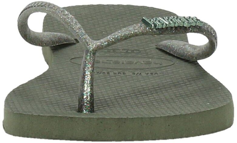 Havaianas Slim Logo Metallic groen