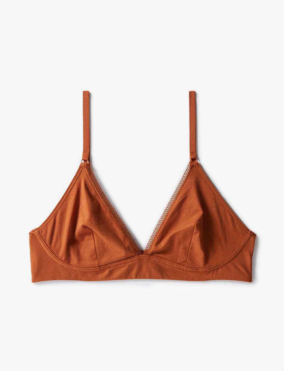 Soutien-gorge sans armatures - marron glacé