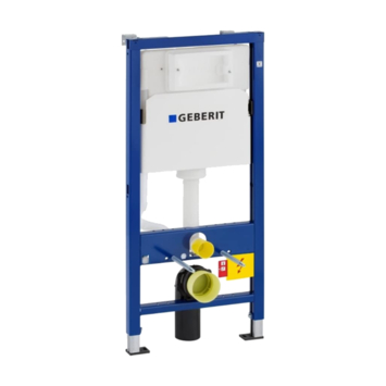 Geberit inbouwreservoir Duofix UP100 120 cm x 50 cm x 12 cm blauw