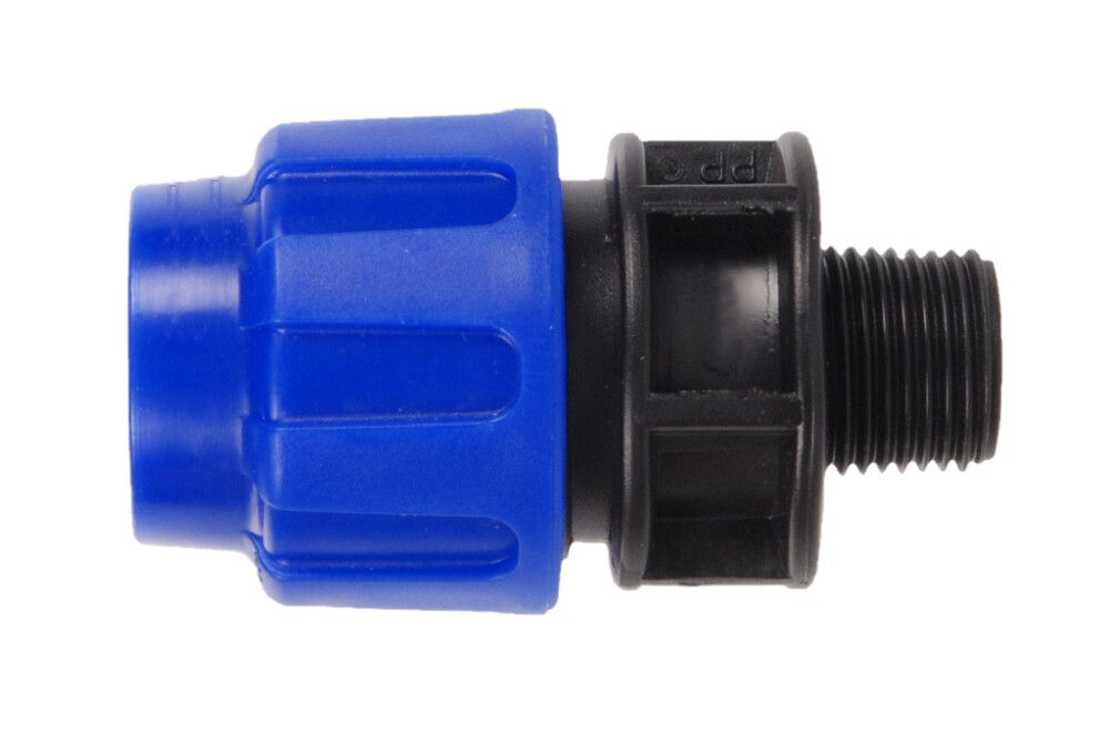 KOBLINGSNIPPEL I HDPE Ø20MM ½
