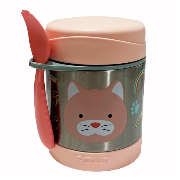 Skip Hop Zoo Edelstahl Warmhaltebox Katze