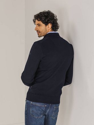 State Of Art Half Zip Trui Wol Blend Navy 13191003-5900 kopen