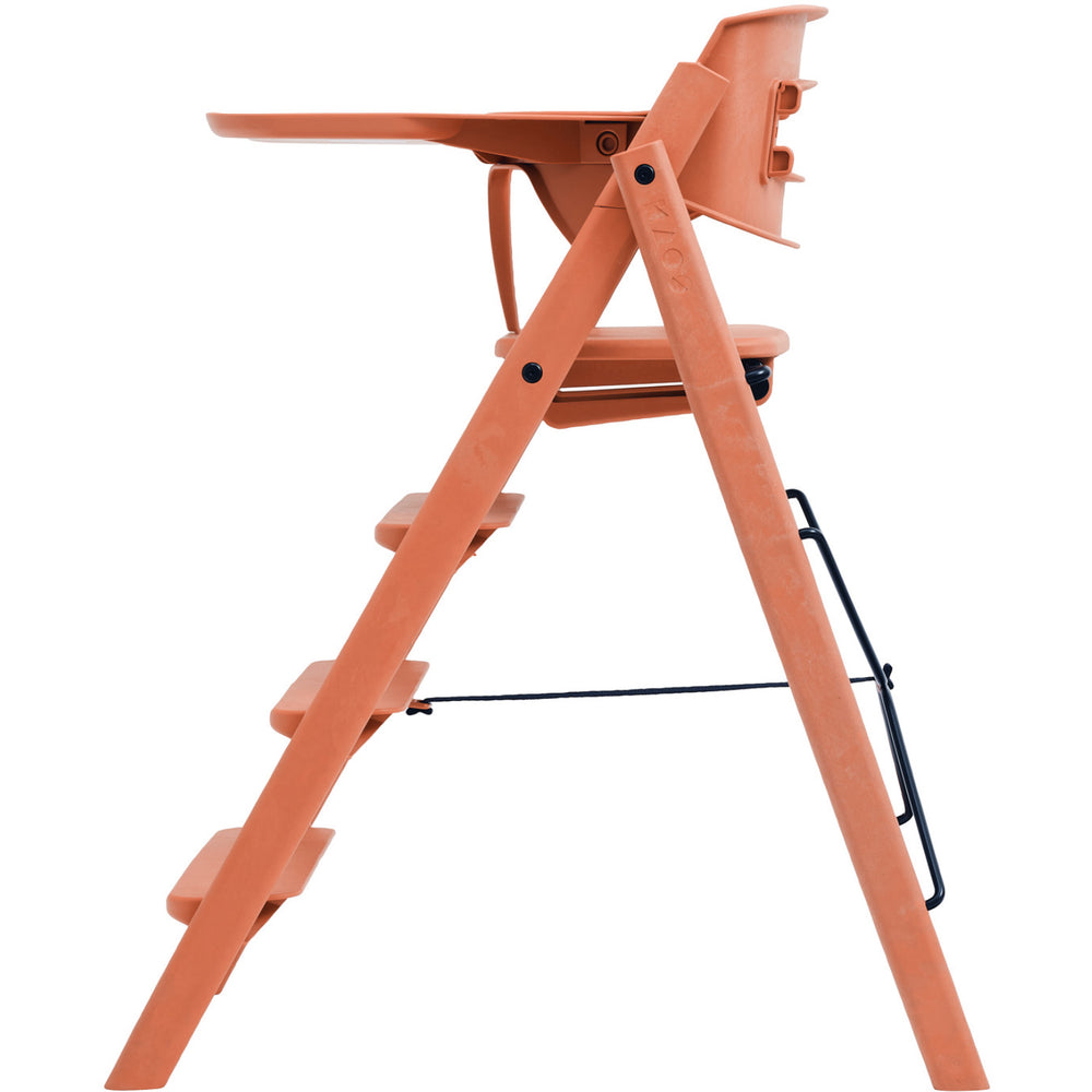 Køb KAOS Terracotta Pink Klapp Højstol Recycled Med KLAPP® Sikkerhedsbøjle Og Bakke Bundle