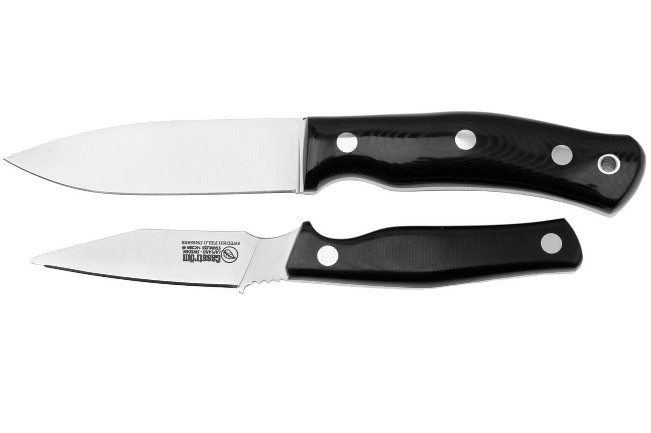 Casström Swedish Hunters Combo 14320 Black Micarta, jachtmessen