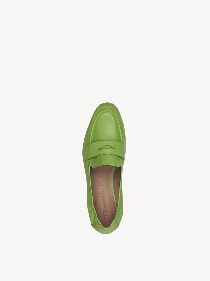 Leren Instappers - groen
