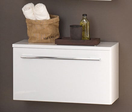 b.collection Oberschrank BRACE 60 x 33,9 cm Polarweiß Hochglanz