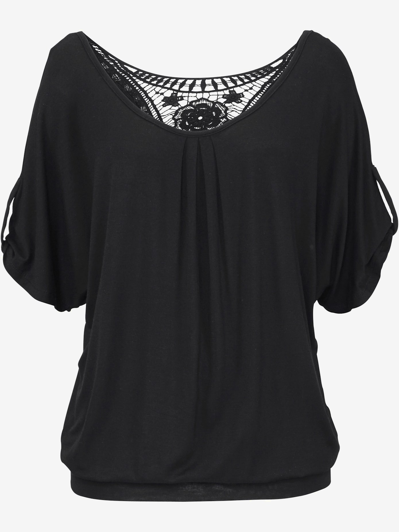 T-shirt de plage joli détail crochet au dos