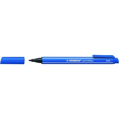 STABILO PointMax - Feutre d'écriture - pointe moyenne - bleu outremer