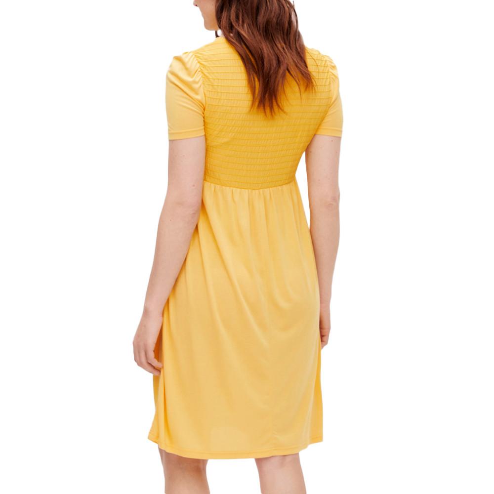 Mamalicious Robe de Grossesse Jaune Femme Mamalicious Lina