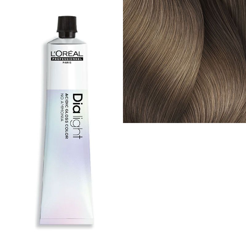 Coloration ton sur ton Dialight Acidic Gloss Color 8.28 blond clair irisé mocca