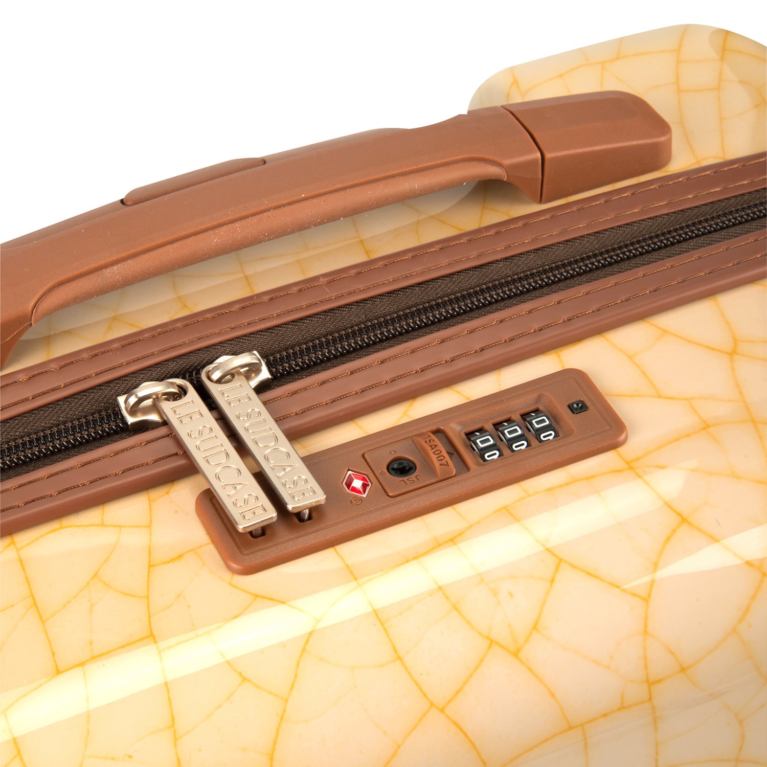 Le Sudcase Craquele Medium Trolley vanilla