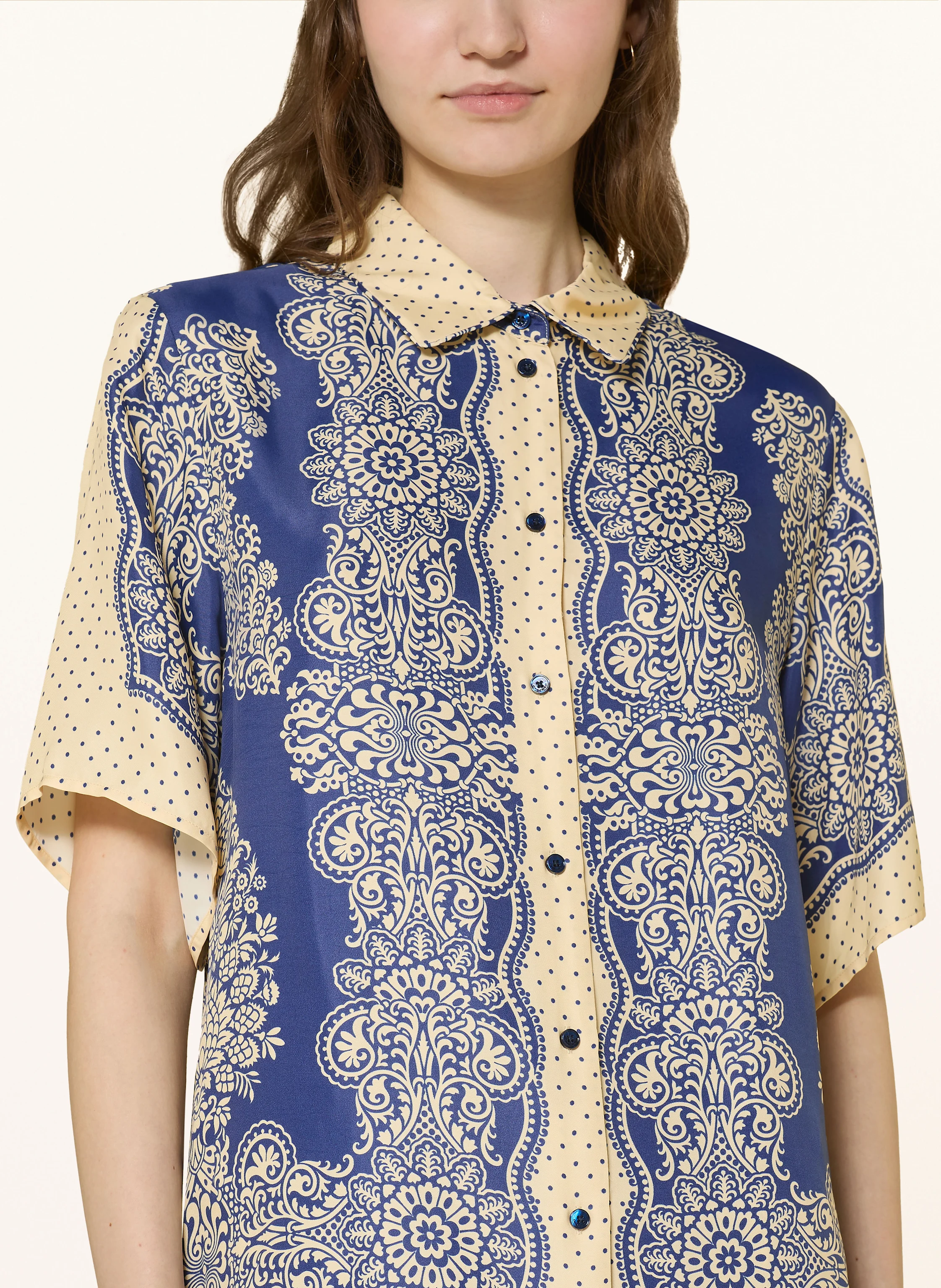 CLAUDIE PIERLOT Hemdbluse aus Satin