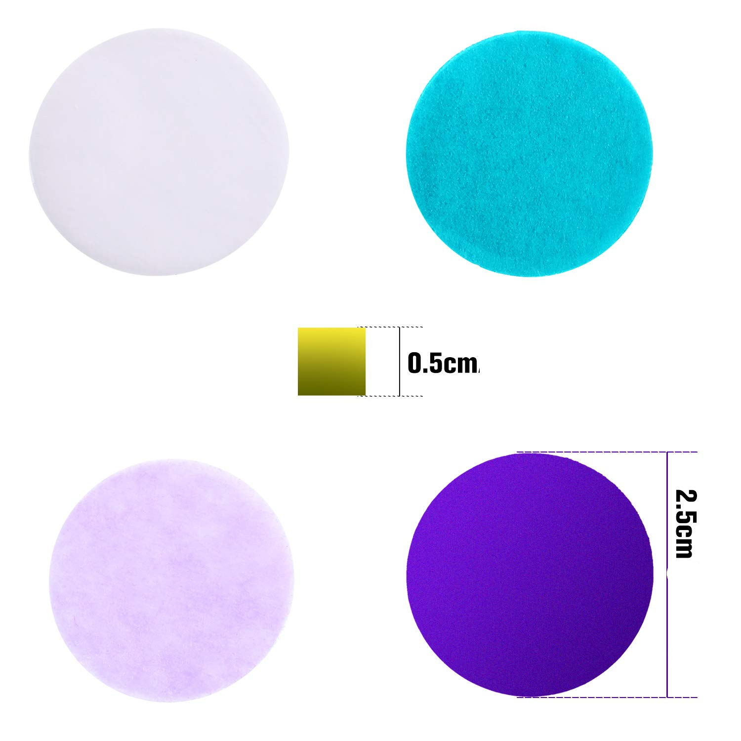 (50g) Seidenpapier Konfetti Party Dekoration Streukonfetti Metallic Tischdeko - Violett / Türkis / Weiss