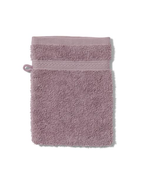 gant de toilette de qualité épaisse violet