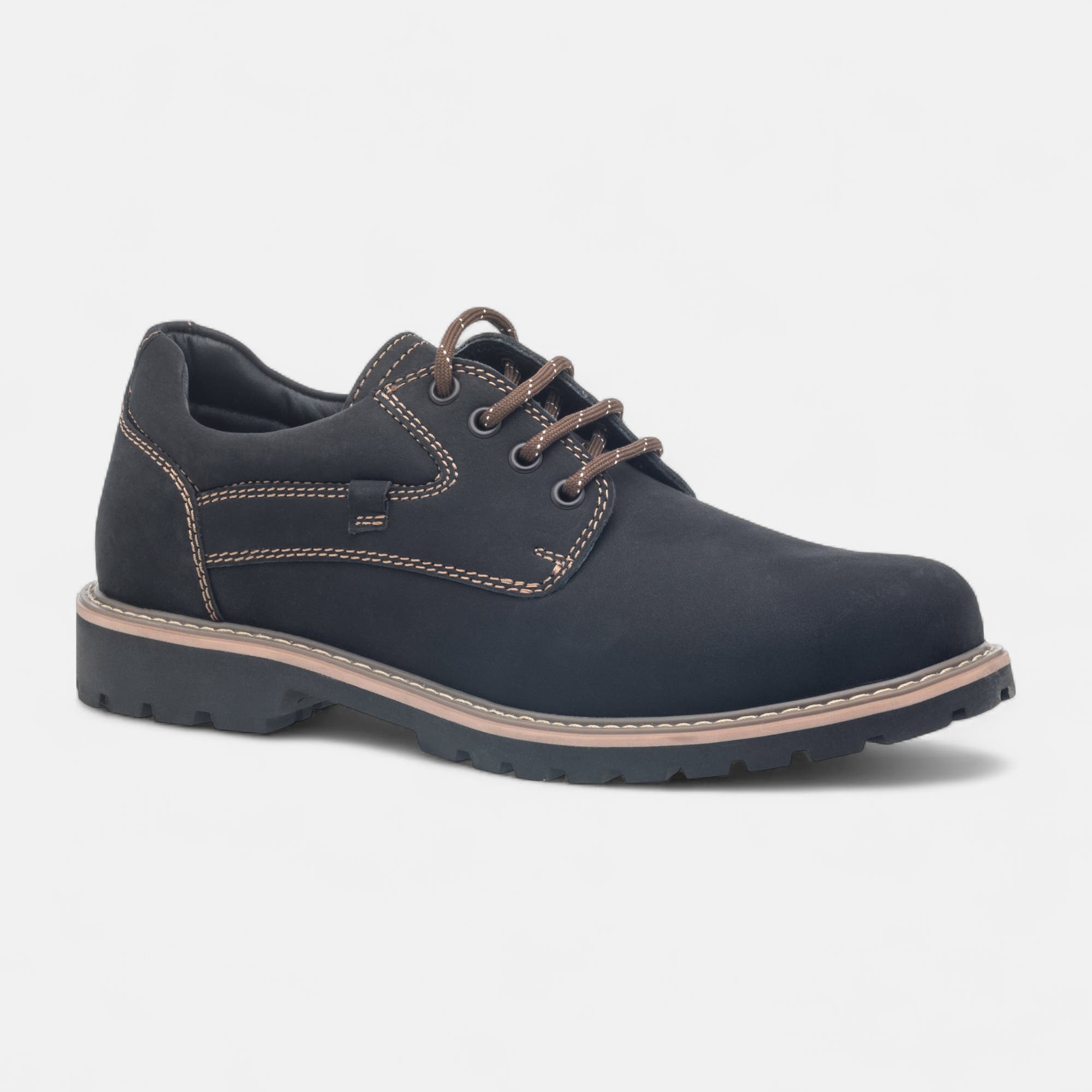 Derbies Homme en cuir noir