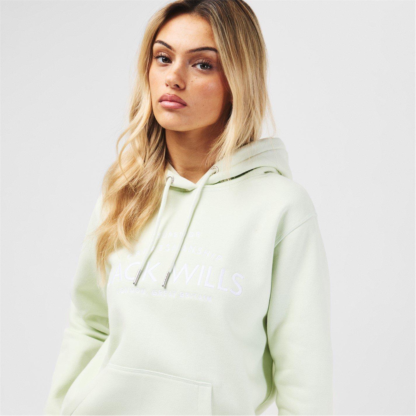 Jack Wills JW Hunston Graphic Logo Hoodie