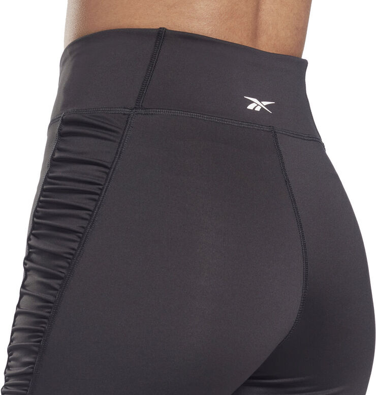 Reebok Studio Ruched High Rise korte træningstights Sort