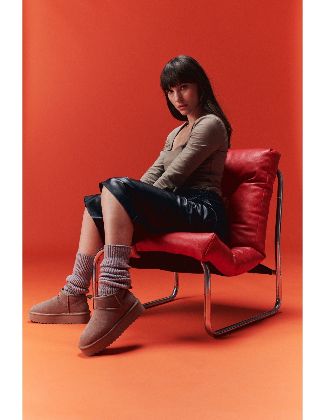 colors of california boots femme platfrom winter boot in suede