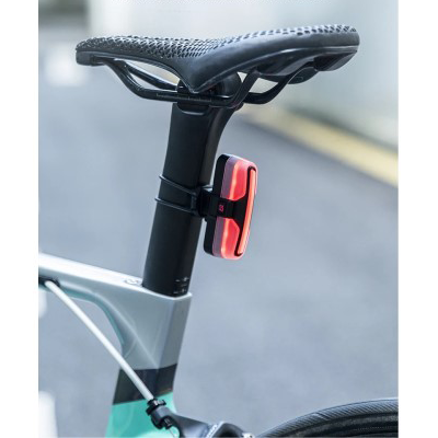 500mAh Wiederaufladbares USB Fahrrad Rücklicht Velo LED Warnlicht mit 5 Modi IPX6 - Rot