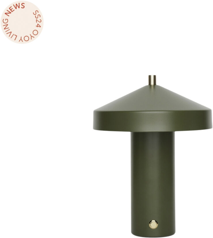 OYOY Living Design Hatto Portable Table Lamp Olive