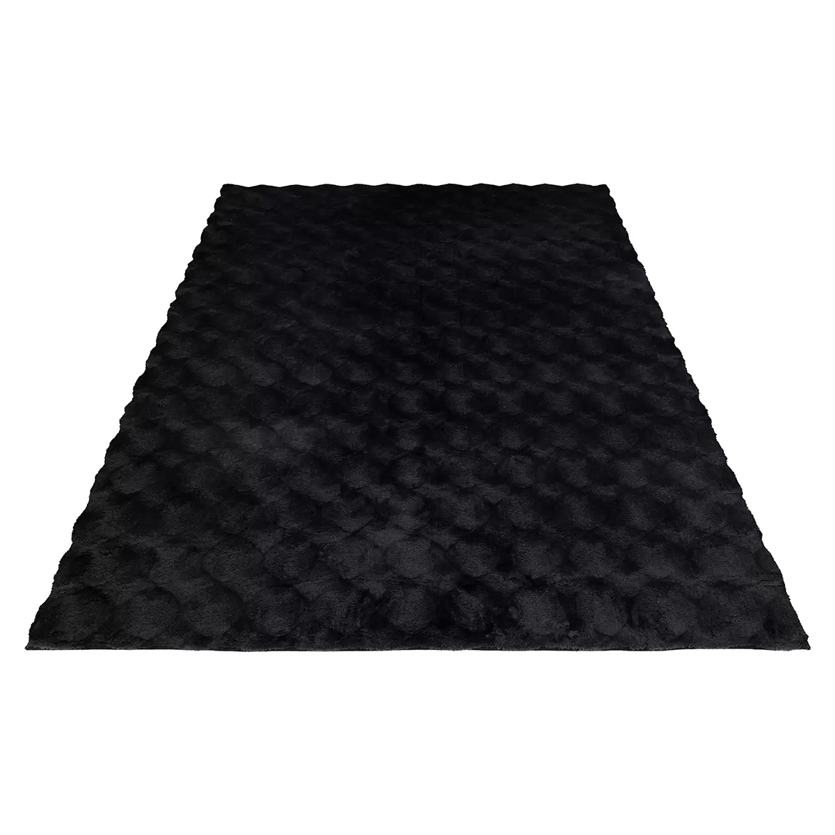 Hochflorteppich Diamond Cut Anthrazit