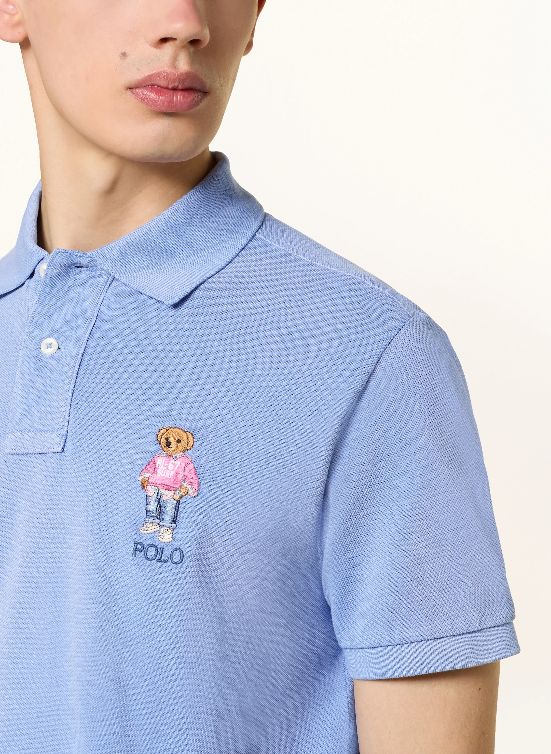 POLO RALPH LAUREN Piqué-Poloshirt Custom Slim Fit